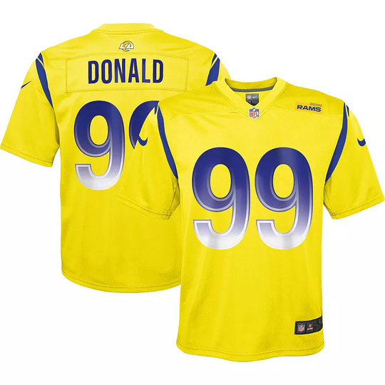 Youth Nike Aaron Donald Gold Los Angeles Rams Inverted Game Jersey, Boy's, Size: YTH Medium