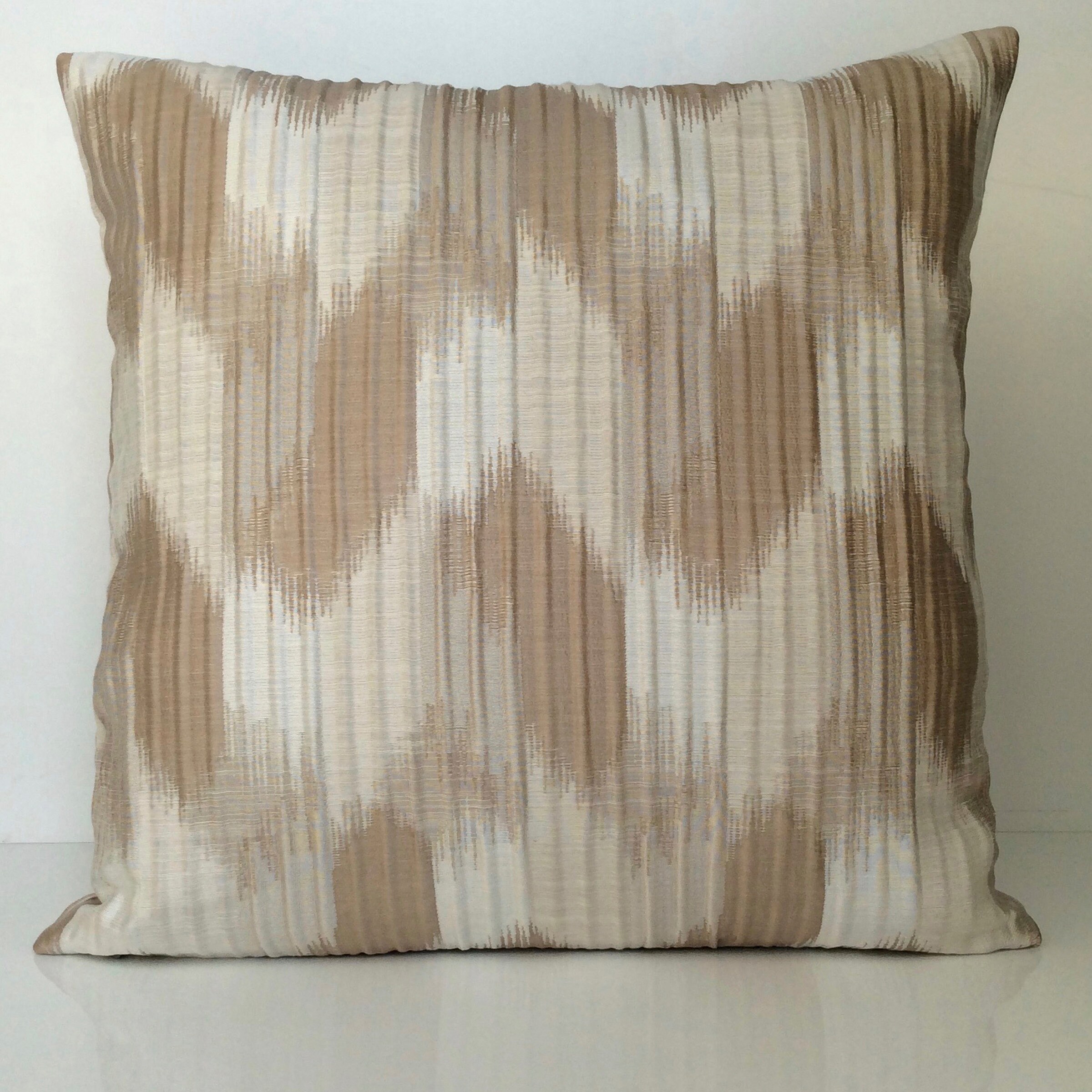 Off White, Beige & Tan Cotton Blend Decorative Throw Pillow Covers, Textured Pillows, Cushion Covers, Cotton Blend Toss Pillow, Home Decor