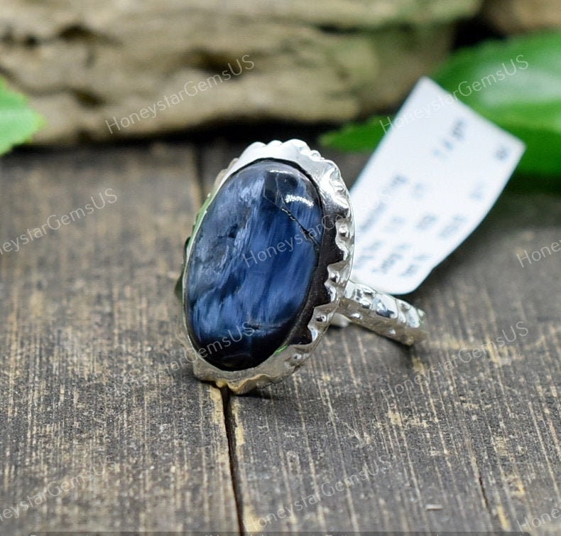 Pietersite Ring 6 Us Silver Ring, Fine Jewelry, Statement Gift For Mother, Rings For Women, Costume Jewelry #ha 61 Body