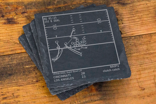 Champion Rams 2022 Plays Slate Coasters | Set Of 4