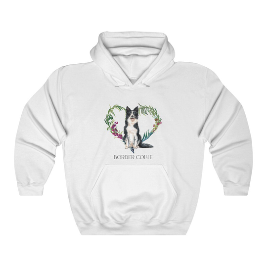 Border Collie Women's Unisex Heavy Blend Hoodie Sweatshirt