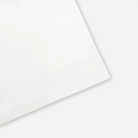 COLOR SENSE 800TC Easy Care Sateen Queen 800-Thread Count Cotton Polyester Blend White Bed Sheet | 8903062033820