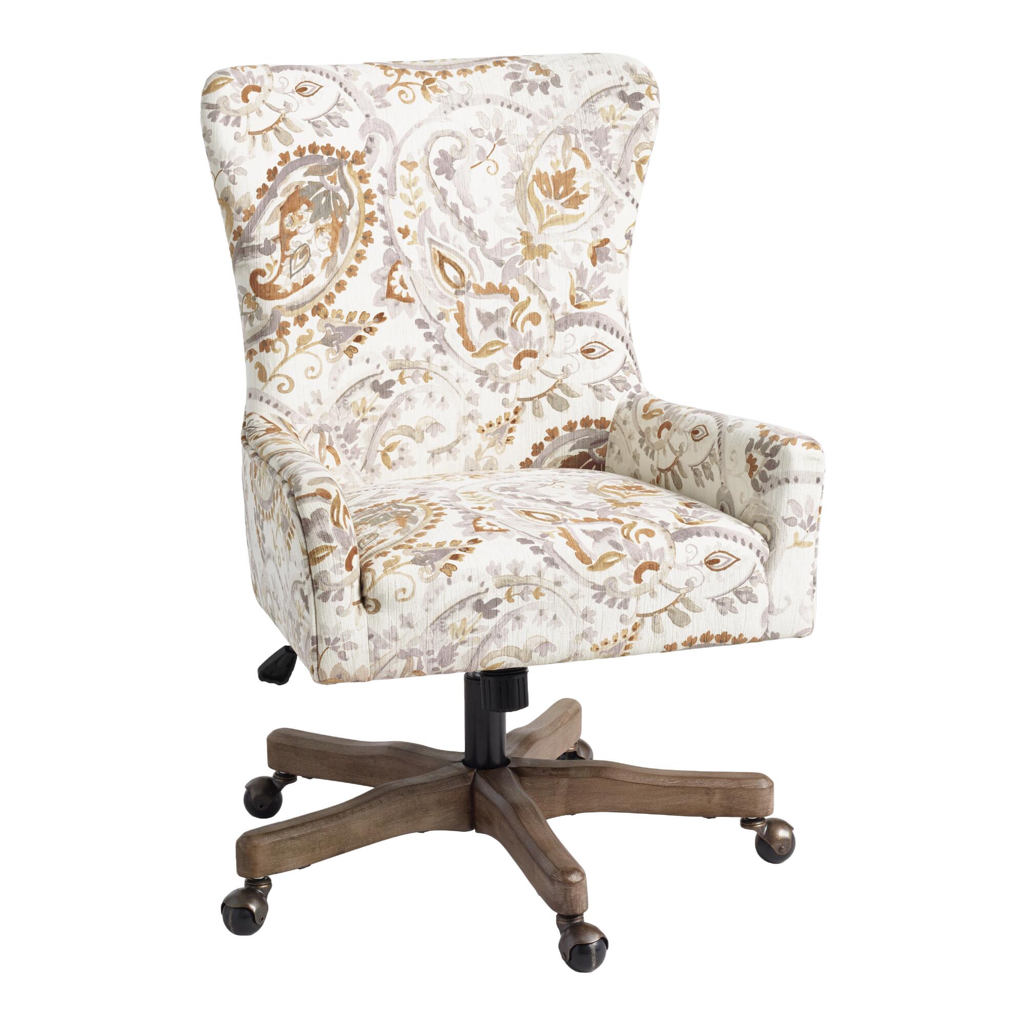 Trystan Upholstered Home Office Chair: Blue by World Market