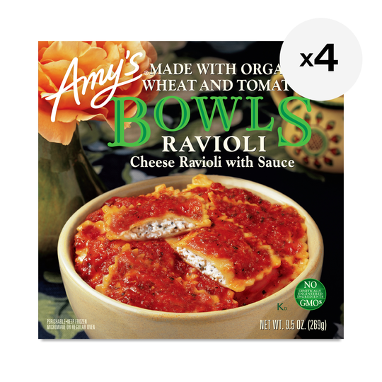 Amy's Cheese Ravioli Bowl, 4 Pack 4 items