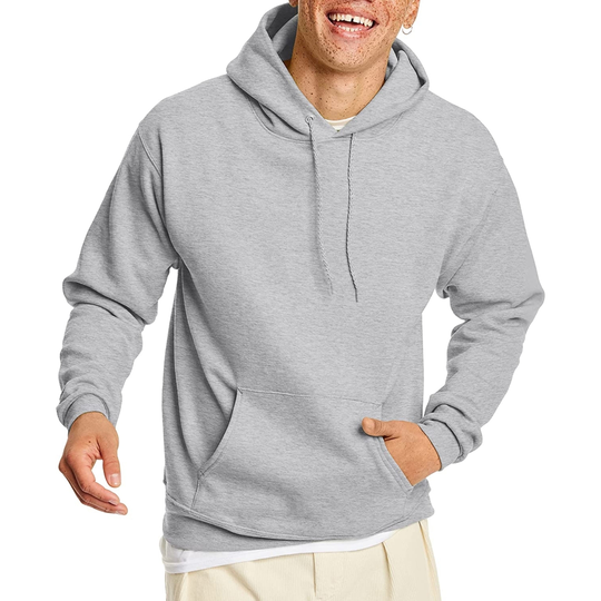 Hanes Men's Sweatshirt, EcoSmart Fleece Hoodie, Cotton-Blend Fleece Hooded Sweatshirt, Plush Fleece Pullover Hoodie - maroon, small - small red