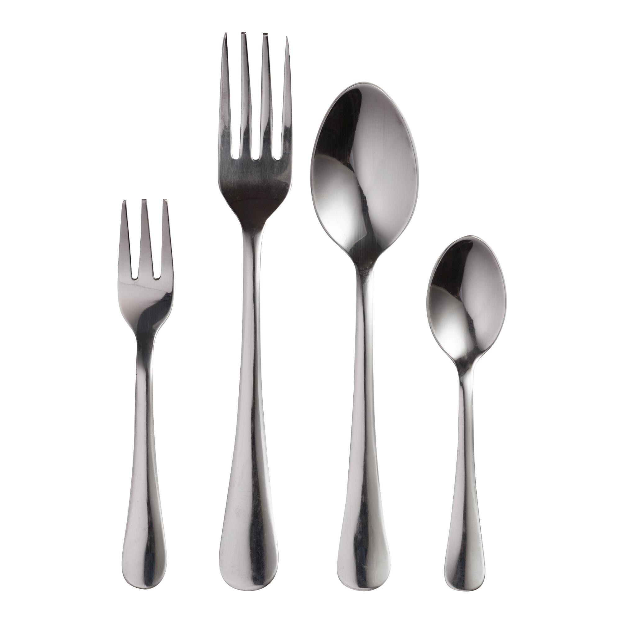 Stainless Steel Buffet Flatware Collection by World Market