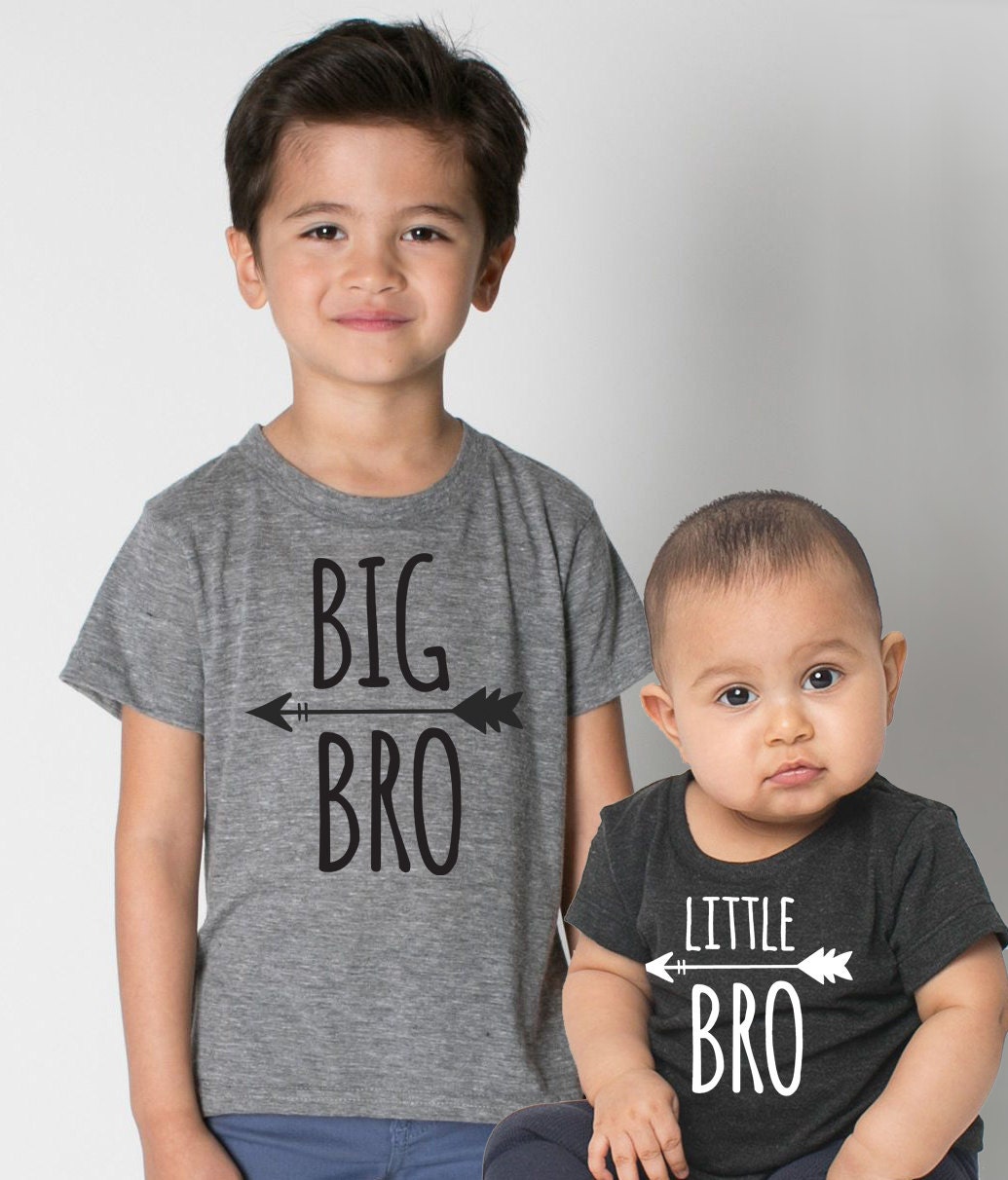 Big Bro Or Little Tri-Blend Infant, Toddler, Kids, Youth Track Brothers T-Shirt