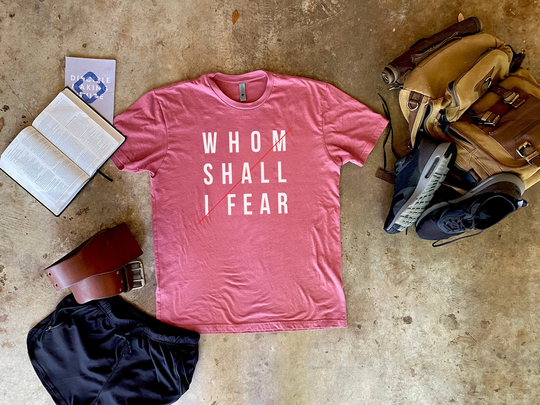 Whom Shall I Fear, Workout Shirts, Christian Shirt For Men, Fitness Gifts, Gift Motivation Tee Gym