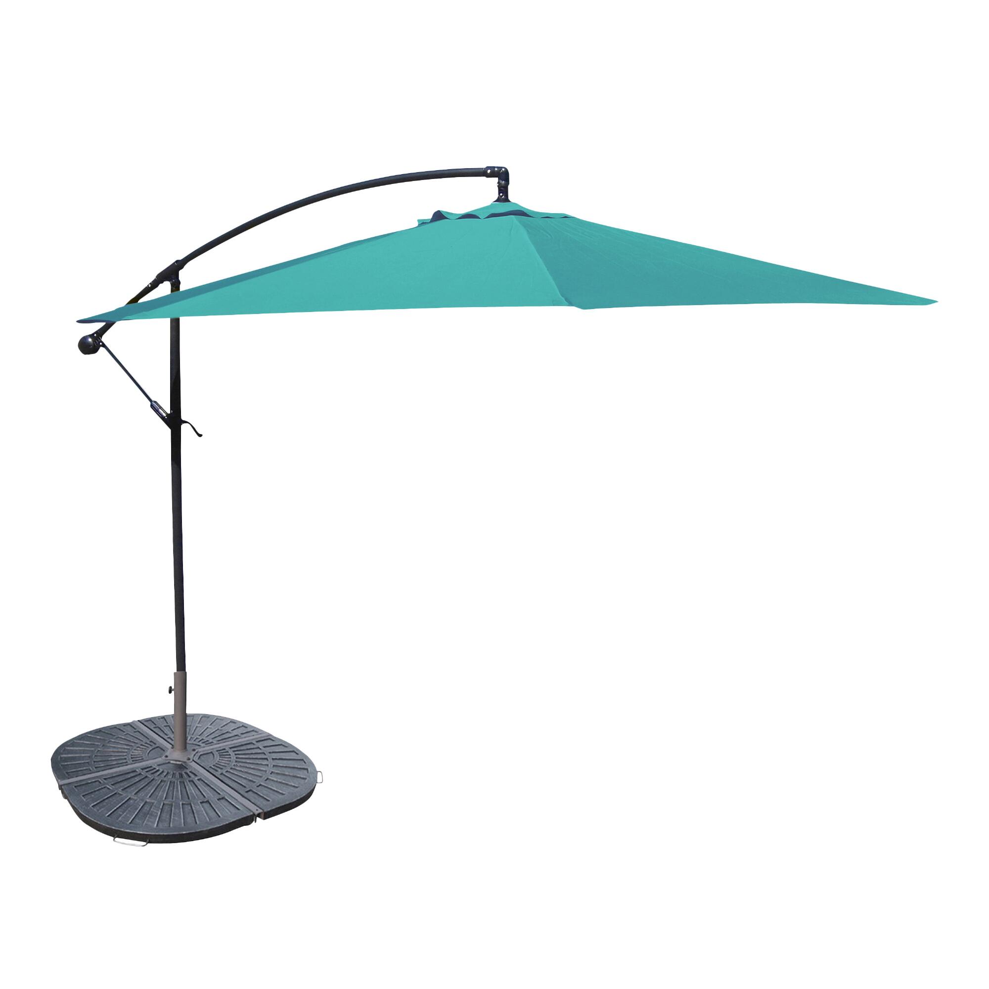 Aruba Turquoise Cantilever Outdoor Patio Umbrella Collection by World Market