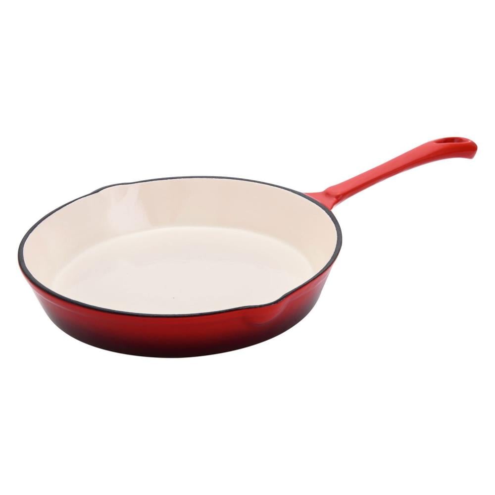 Hamilton Beach 2-Piece 9.84-in Cast Iron Skillet in Red | 99492