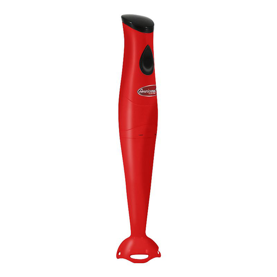Americana Hand Blender with Detachable Wand, Red