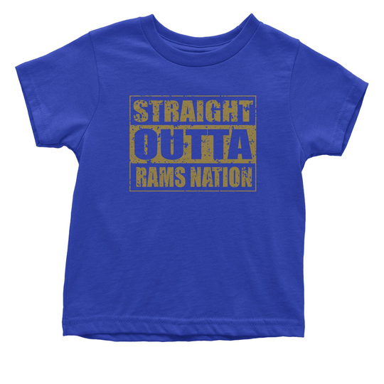 straight Outta Rams Nation Football Toddler T-Shirt