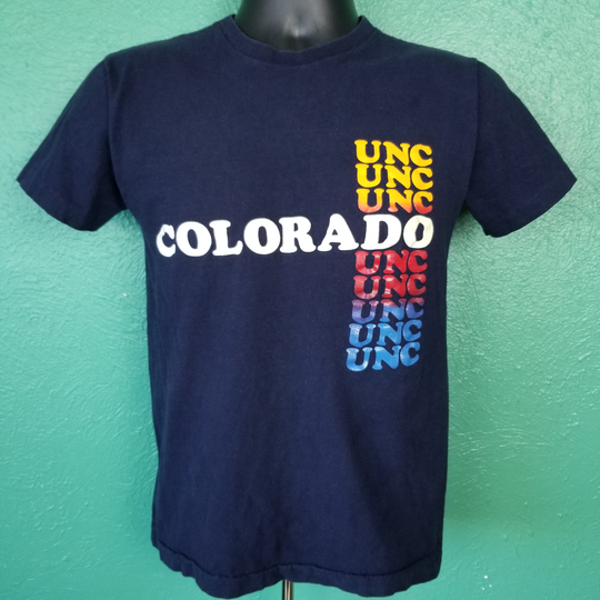 Vintage 80S Colorado Unc University Of Northern Champion T Shirt Size Small S