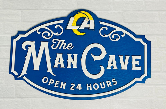 Los Angeles Rams Man Cave Sign