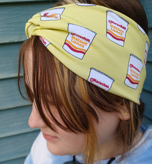 Ramen Headband Hair Band, Hair Accessories, Accessory, Head Band, Kawaii, Cup Of Noodles, Soup, Anime