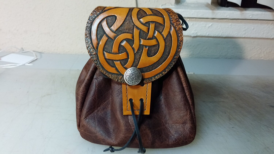 Leather Tooled Sporran