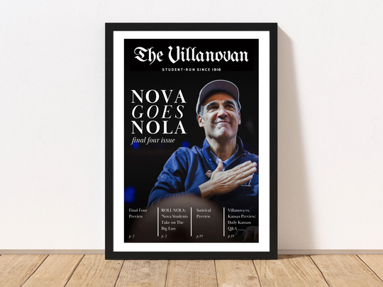 Villanova Wildcats 2022 Final Four Framed Front Page From The Villanovan