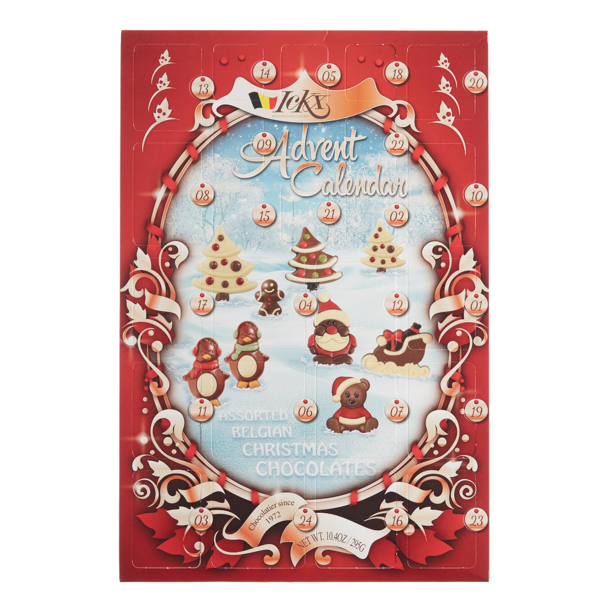 Ickx Belgian Chocolate Advent Calendar by World Market