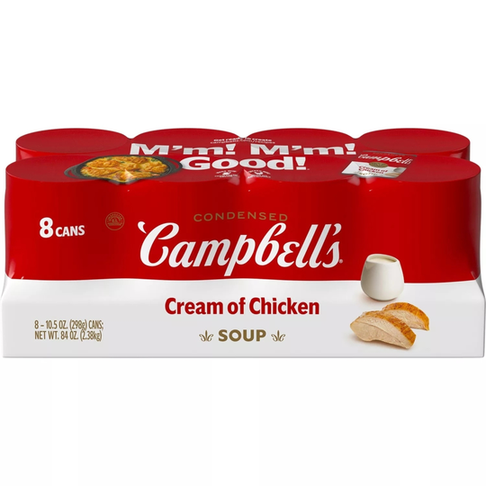 Campbell's Soup, Cream of Chicken, 10.5 Ounce (Pack of 8)