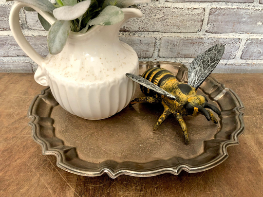 Unusual Oval Footed Silver Plate Tray Shabby Chic, Farmhouse, Wedding, Vanity Vintage Plated Tray With Feet