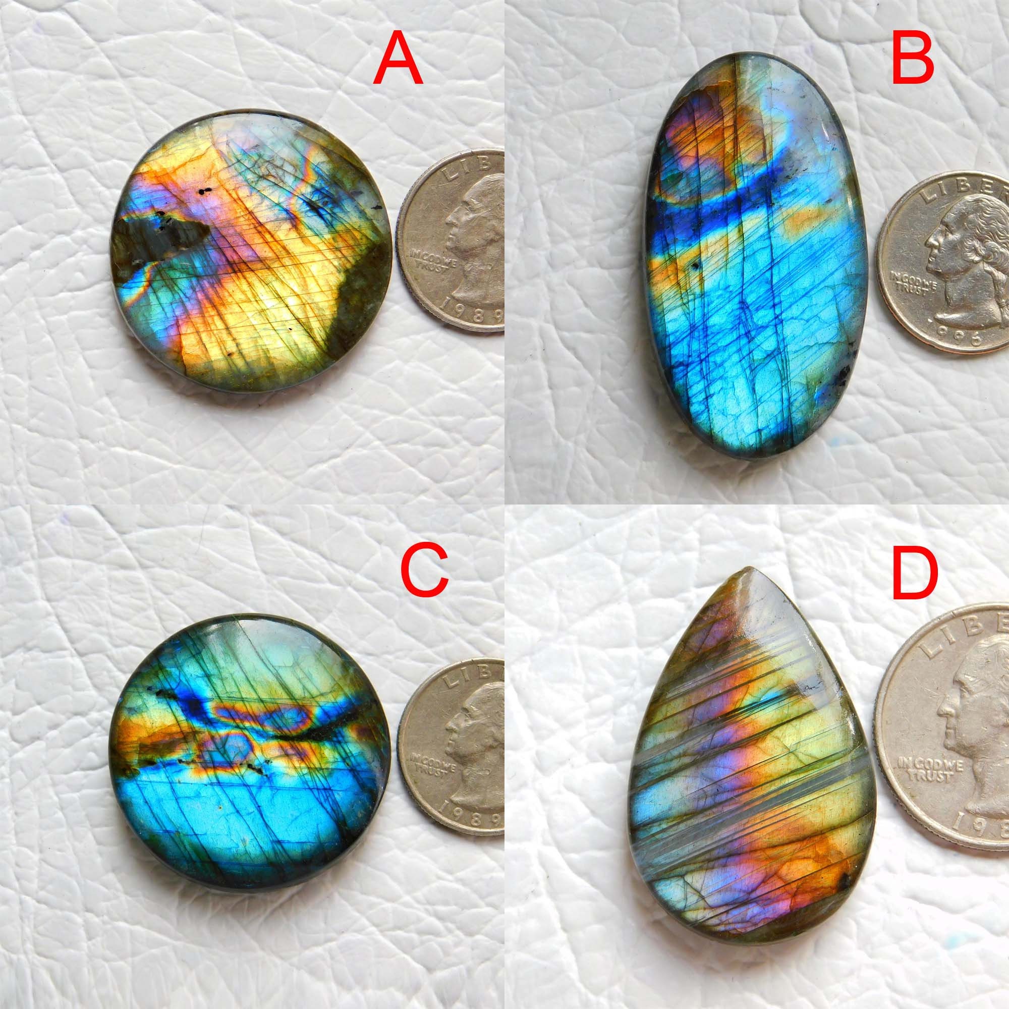 Natural Multi Fire Purple Labradorite Cabochon Lot Gemstone Aaa Quality Stone For Ring & Pendant Size Jewelry