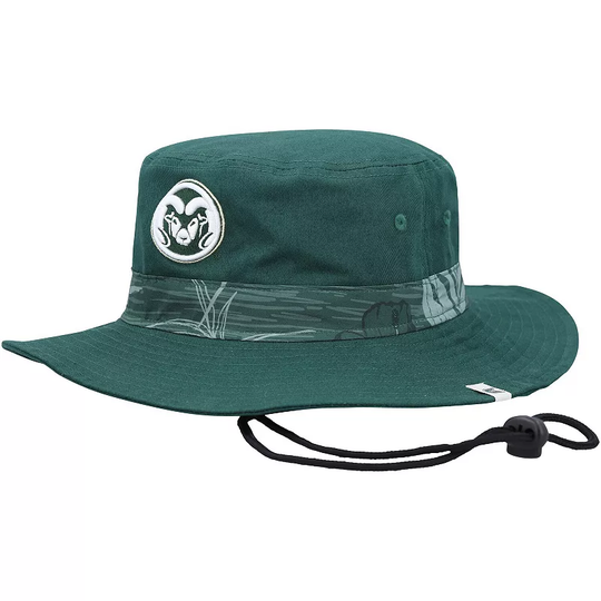 Men's Colosseum Green Colorado State Rams What Else Is New? Bucket Hat, Black