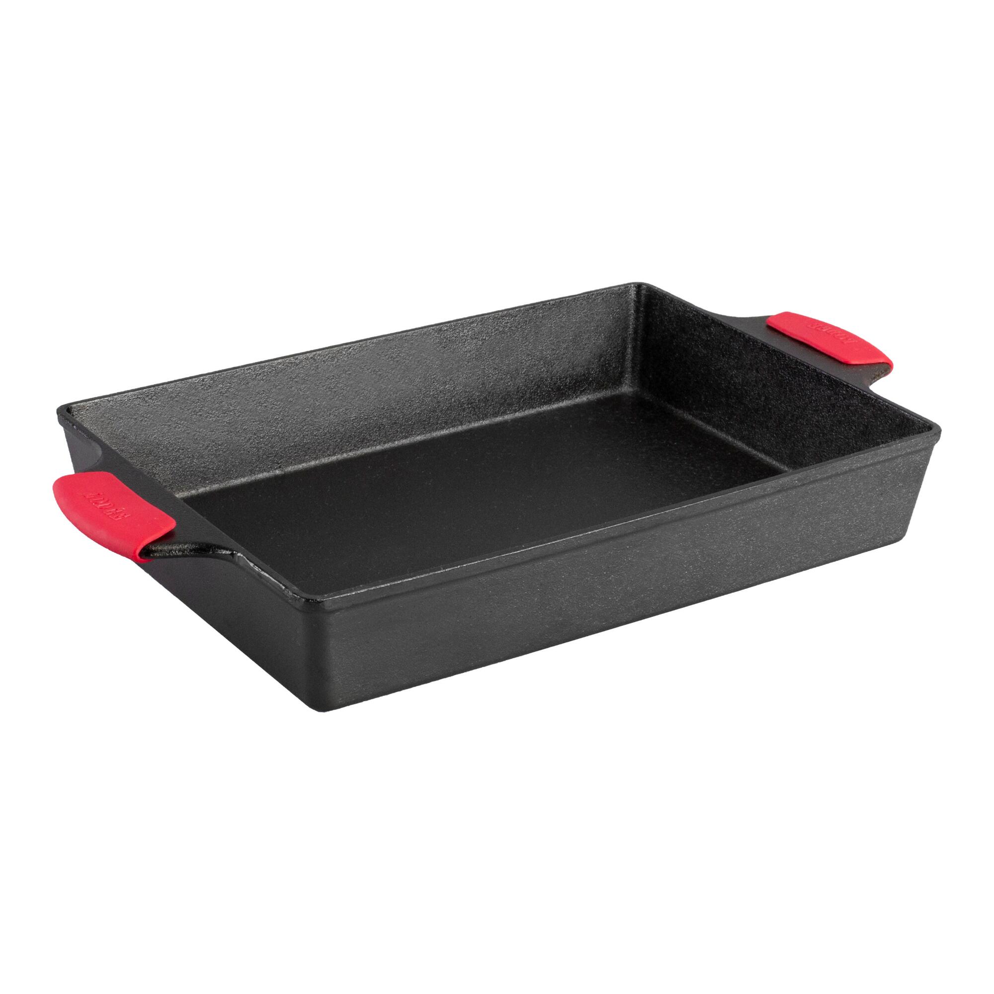 Lodge Cast Iron Casserole Pan with Grips: Silver by World Market