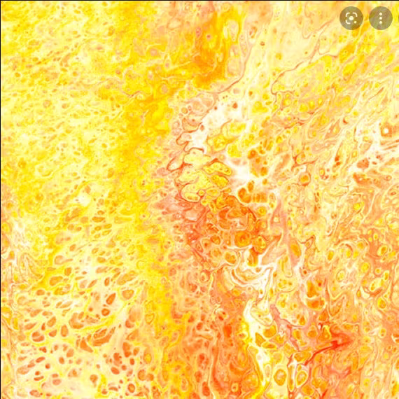 Half Yard - Fusion I Splash in Marigold By Quilting Treasures Rich Saturated Color Yellow Orange Mottled Tonal Blender Cotton Fabric