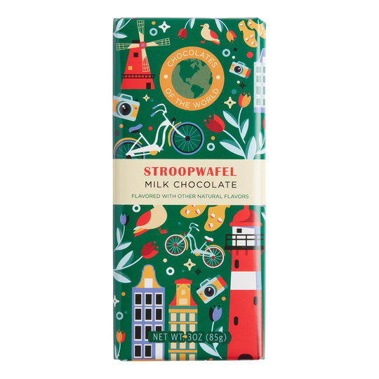 Chocolate Of The World Stroopwafel Chocolate Bar Set Of 3 by World Market