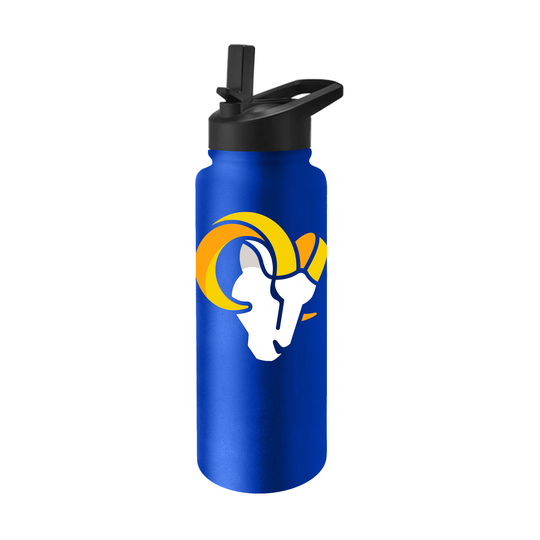 Logo Brands Los Angeles Rams 34-fl oz Stainless Steel Blue Cup Set of: 1 | 629-S34QB-8
