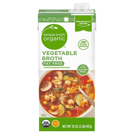 Kroger Fat Free Vegetable Broth - 32.0 oz