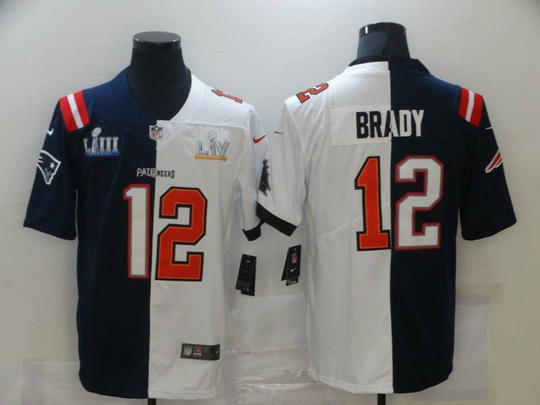 New Tom Brady Super Bowl Jersey Buccaneers Patriots