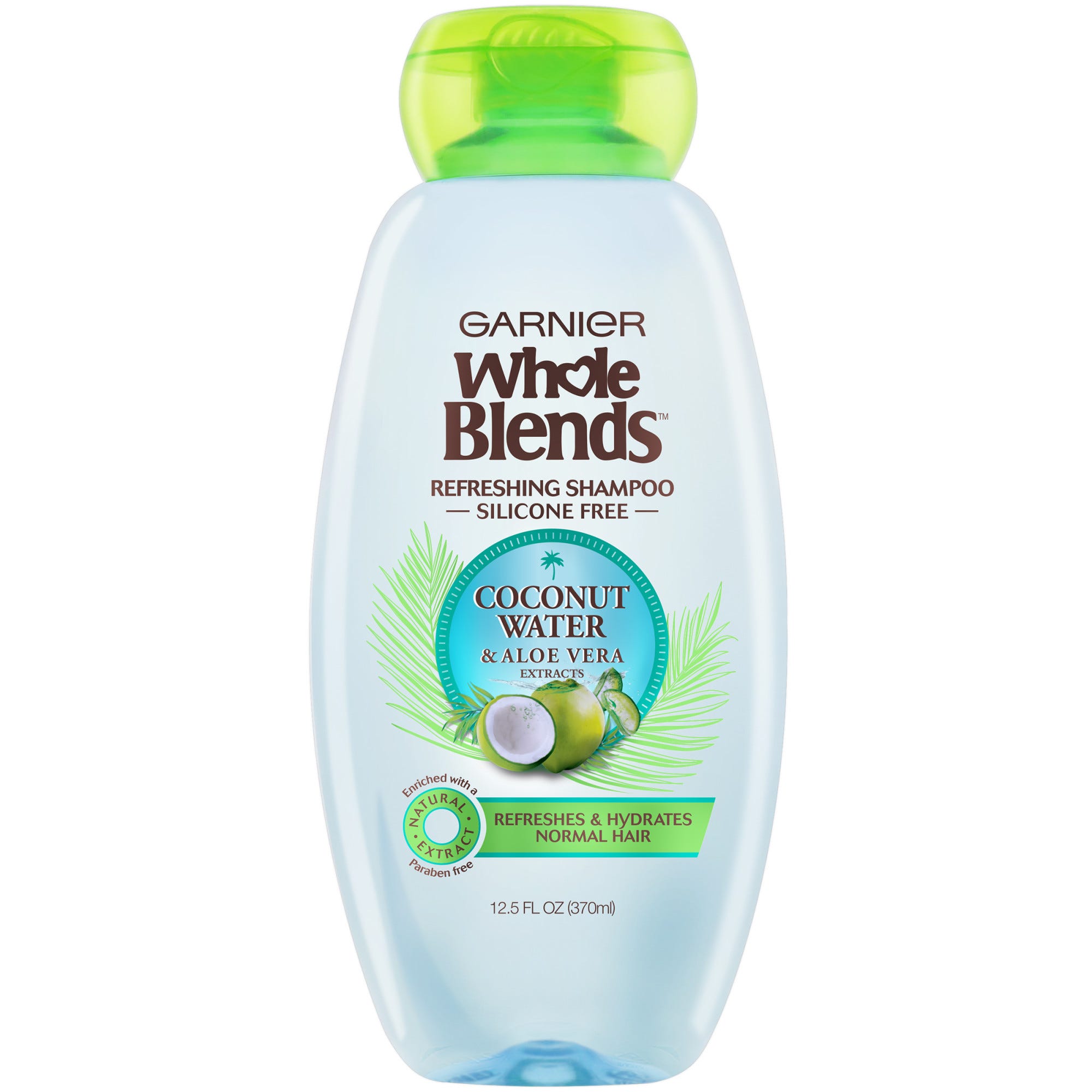 Garnier Whole Blends Hydrating Shampoo with Coconut Water & Aloe Vera Extracts - 12.5 fl oz