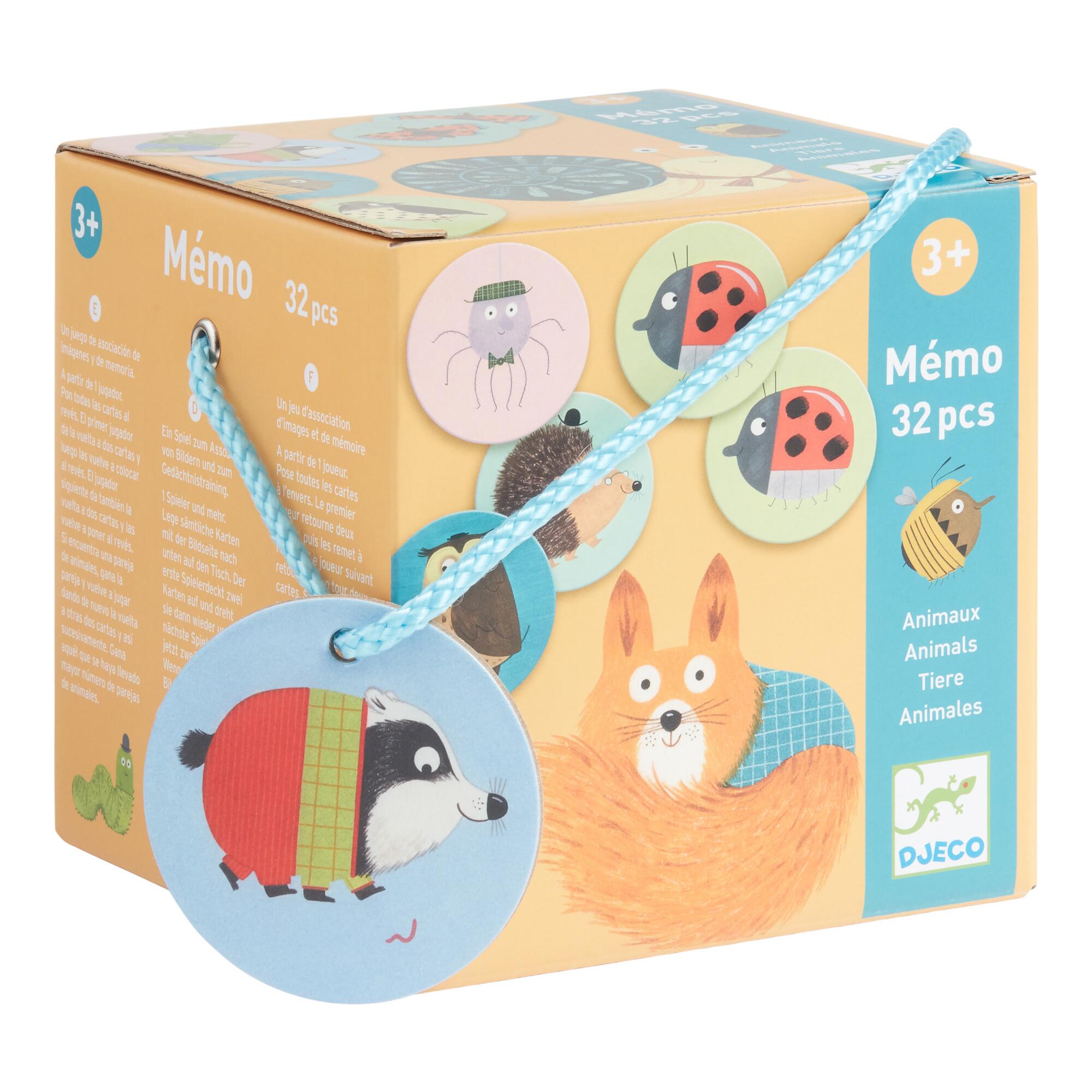 Djeco Animal Memory Match: Multi - Paper by World Market