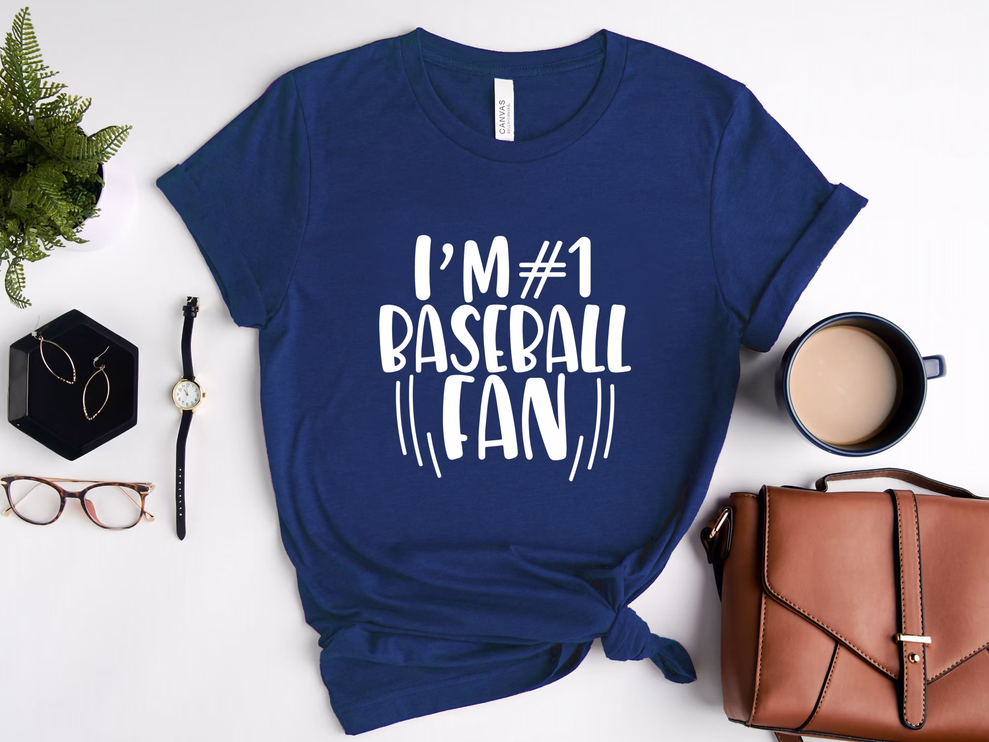 I'm #1 Baseball Fan Shirt, Dad Shirt, Game Day Baseball Shirts For Women, Shirt Toddler, Sports Mom Shirt