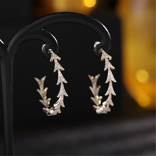 Vintage C Geometric Tassel Earrings,statement Branch Bridesmaid Earrings,unique Keel Dangle Earrings,charms Silver Earrings For Women