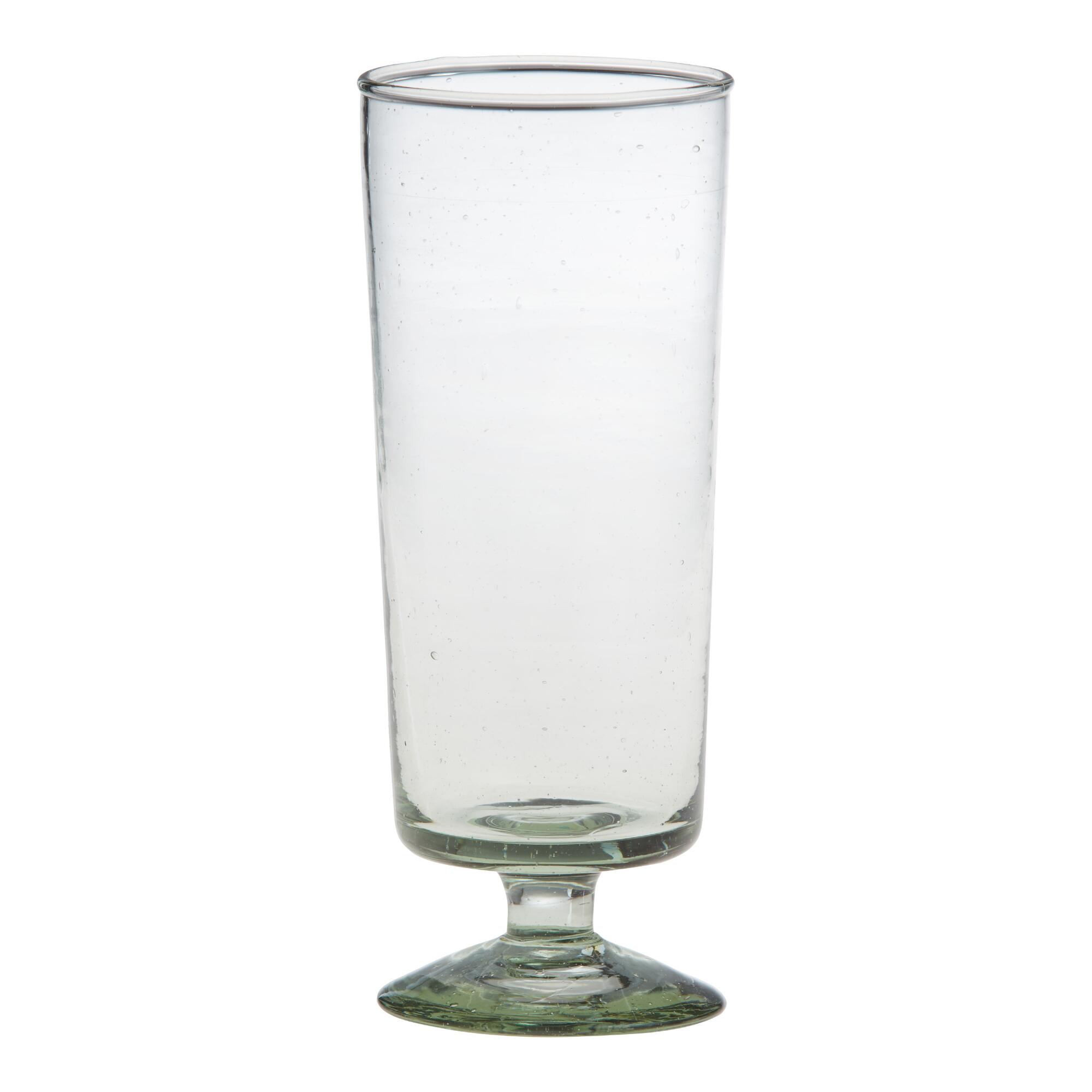 Light Green Recycled Long Island Iced Tea Glasses Set of 4 by World Market