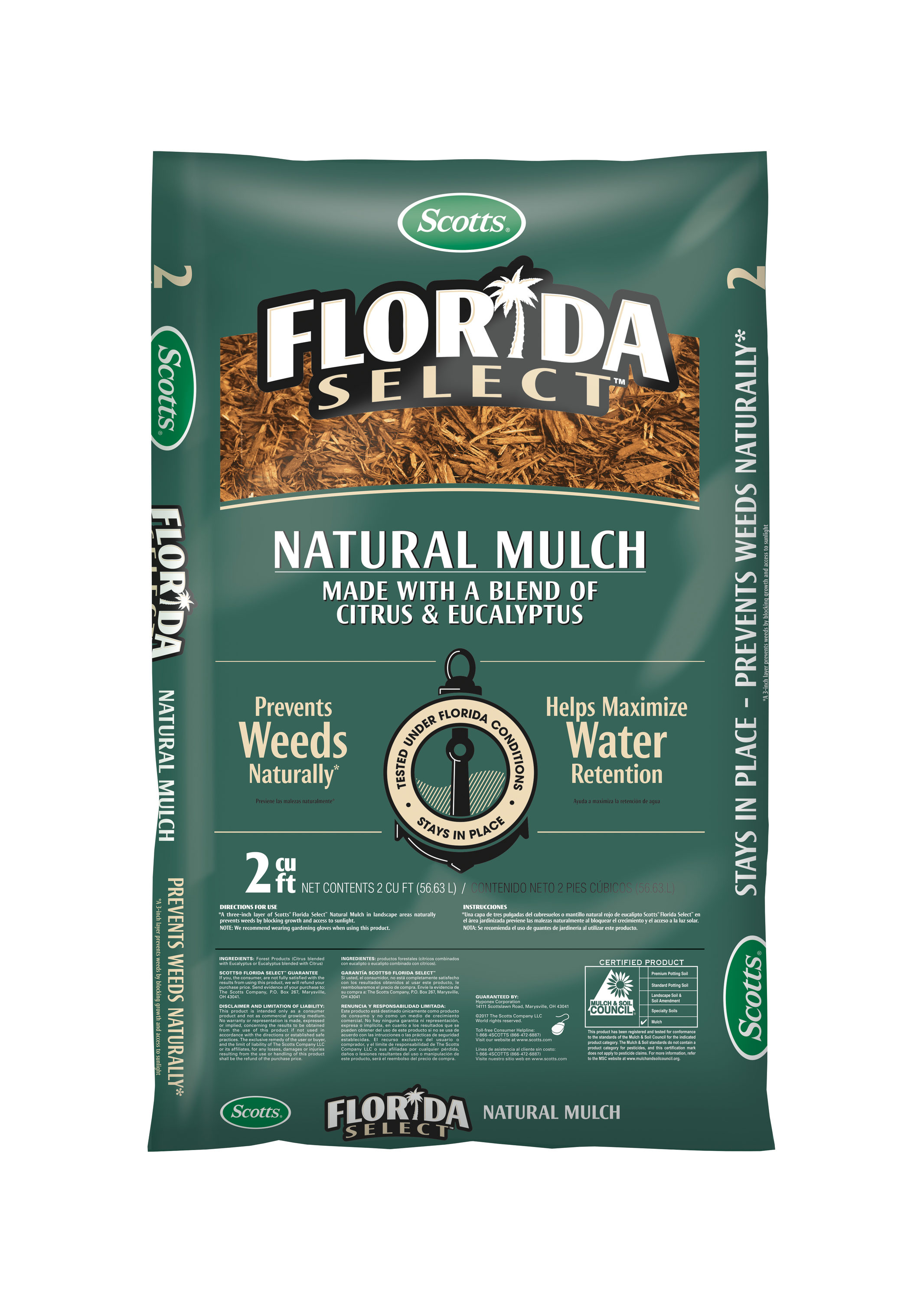 Scotts Florida Select 2-cu ft Natural Blend Mulch in Brown | 87852965