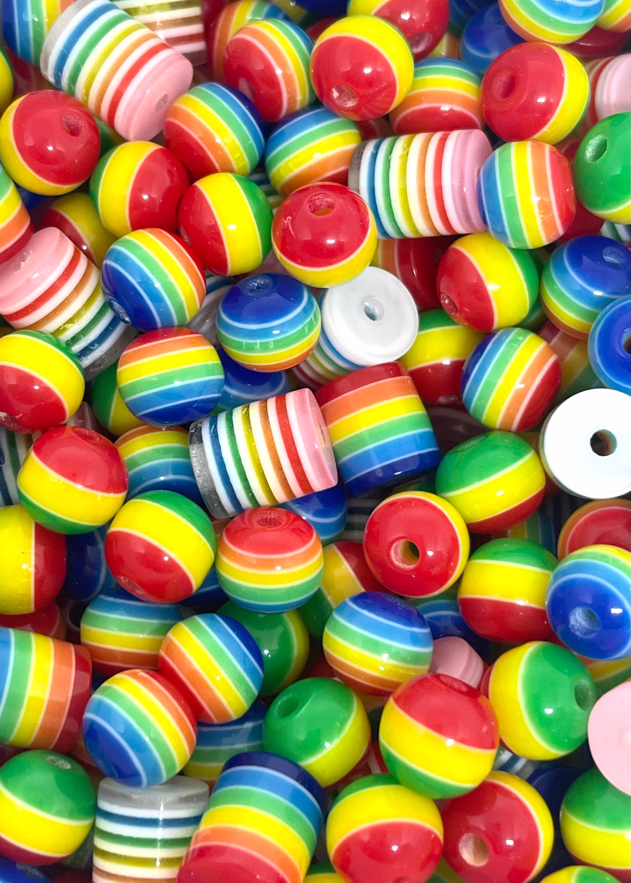 Rainbow Bead Soup Mix, Assorted Beads, Lesbian Pride, Gay Lgbtq Jewelry, Acrylic Beads