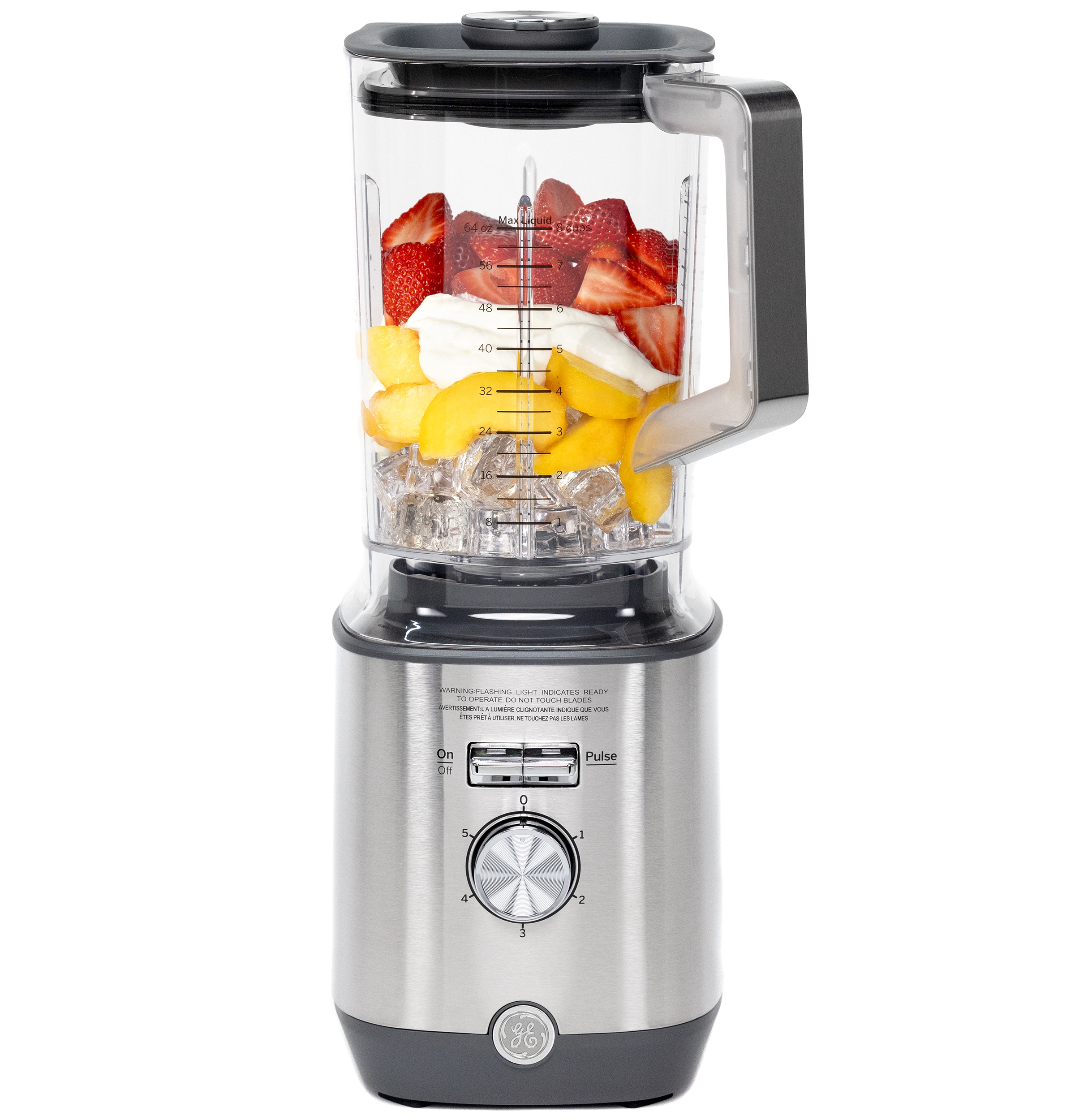 GE 64-oz Stainless Steel 1000-Watt Pulse Control Blender | G8BJAASSPSS