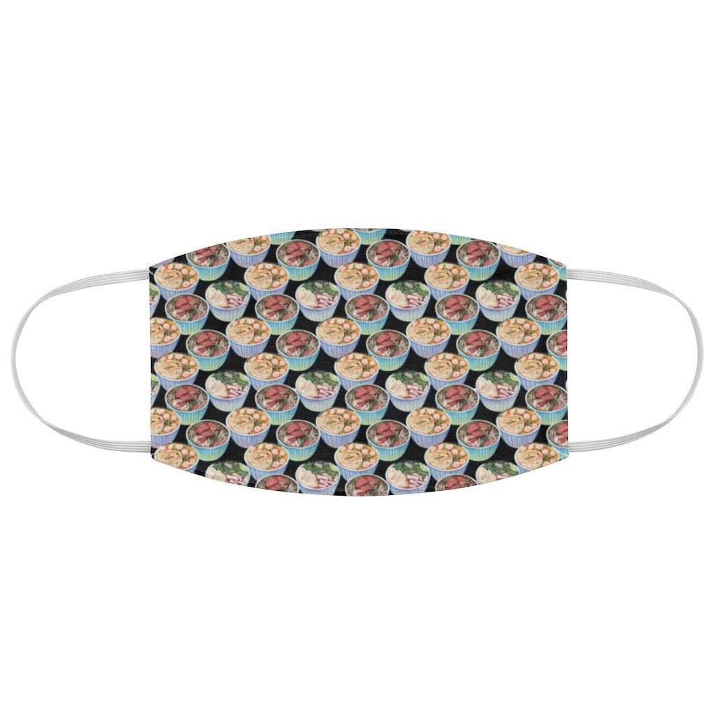 Cup Ramen Noodles Face Mask For Men Women & Teens