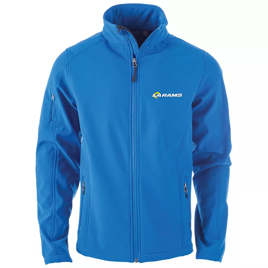 Men's Dunbrooke Royal Los Angeles Rams Sonoma Softshell Full-Zip Jacket, Size: 3XL, LAR Blue