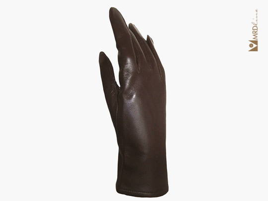 Handmade Brown Lambskin Leather Gloves For Women With Wool Lining. Winter Gloves. Really Soft Warm & Elegant. Gift Women