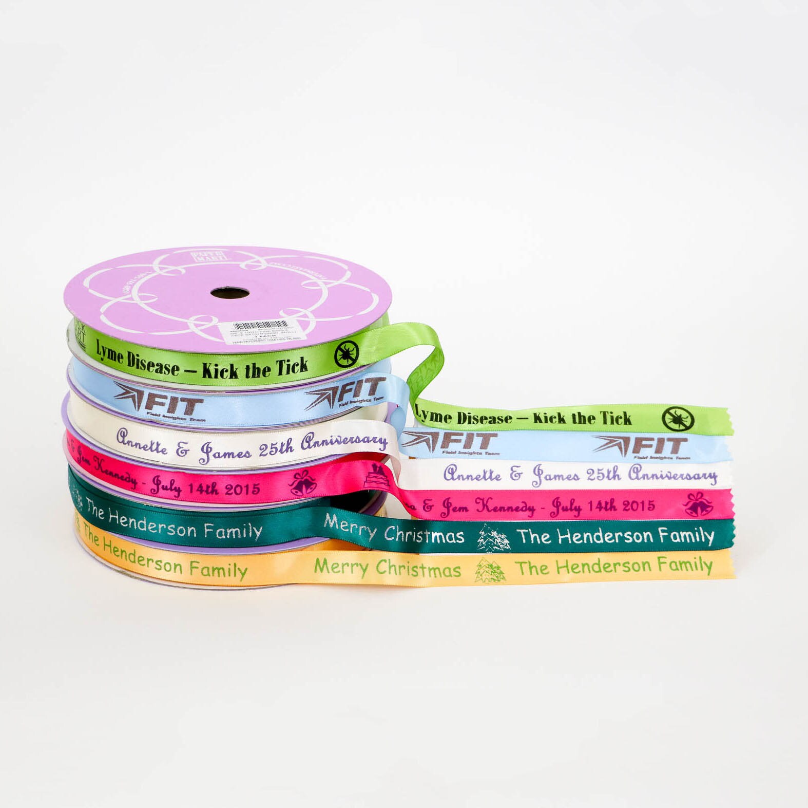 Personalized Satin Ribbon. 5/8 | 16mm. Custom Ribbon With Your Text, Logo & Drawing. Wedding Favors, Gifts, Baby Shower, Easter