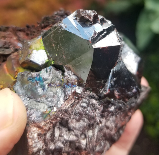Top A++ Big Twinned Rutile Crystals + Turgite Graves Mountain Georgia Large Cabinet Fine Mineral Specimen Crystal Rock Gem Museum