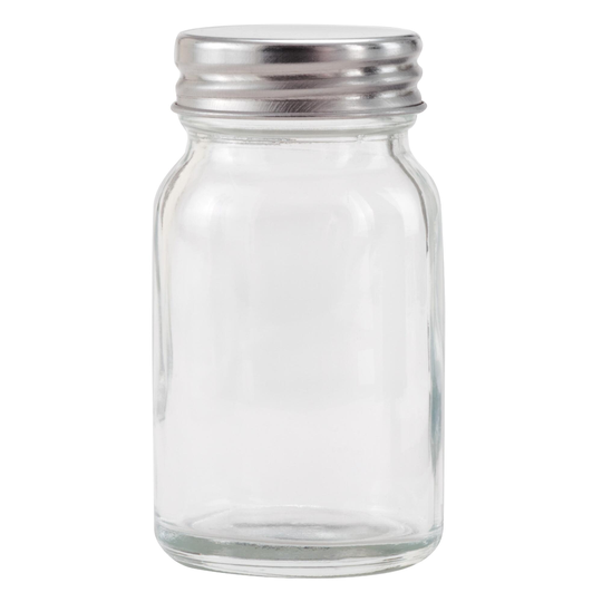 Glass Spice Jars with Stainless Steel Lids Set Of 6 by World Market