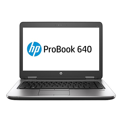 HP ProBook 640 G2 14" Refurbished Notebook, Intel i5, 8GB Memory, 256GB SSD, Windows 10 Pro (V1H09UT)