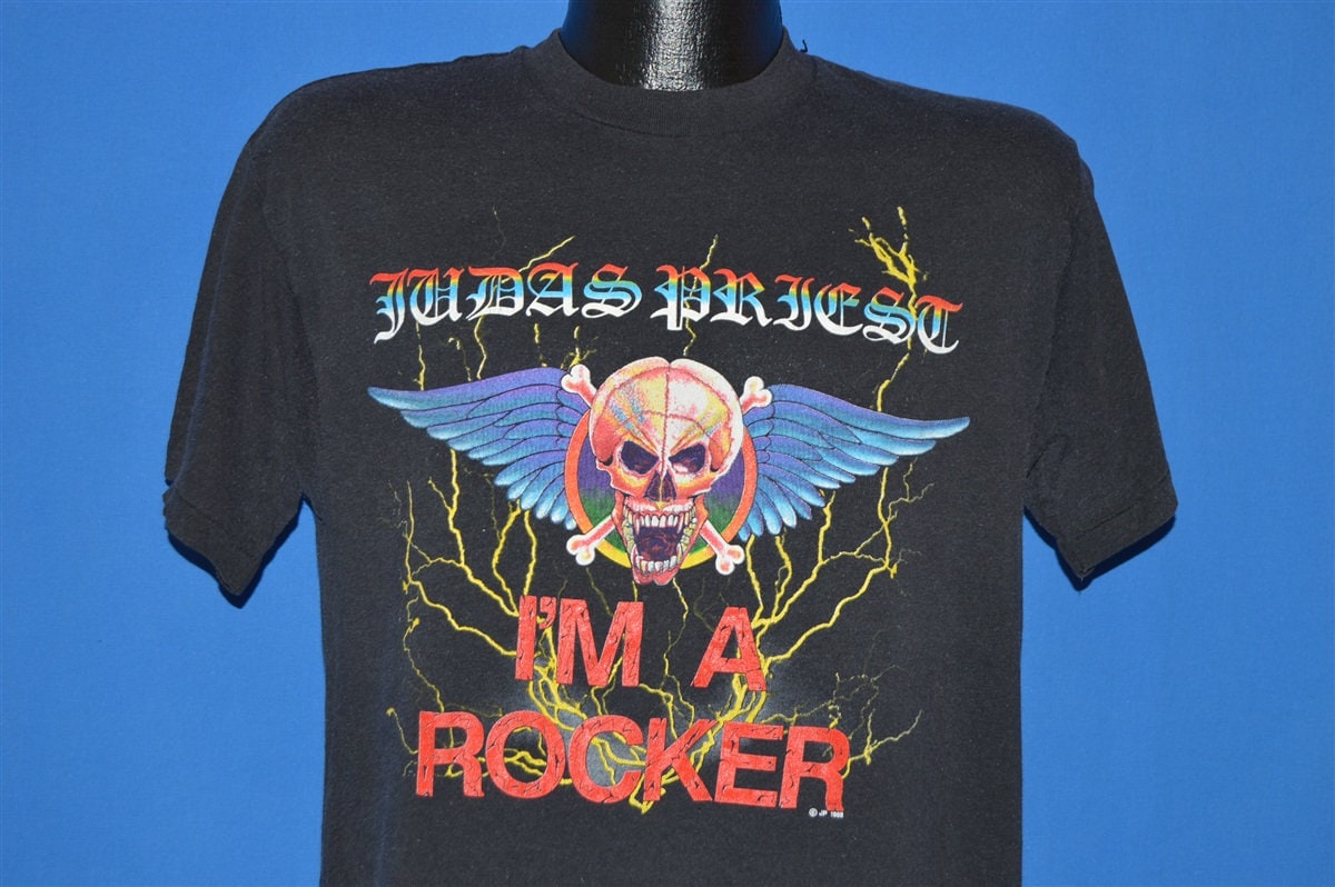 80S Judas Priest Ram It Down T-Shirt Large