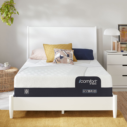 Serta iComfort 1000 12-in Twin Hybrid Memory Foam/Coil Blend Mattress in White | 500802178-1010