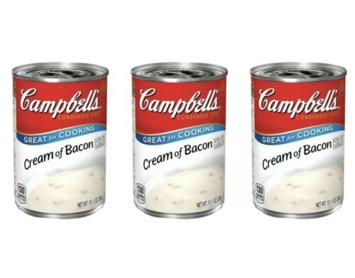 3 pack- Campbell's Cream Of Bacon Soup 10.5 oz